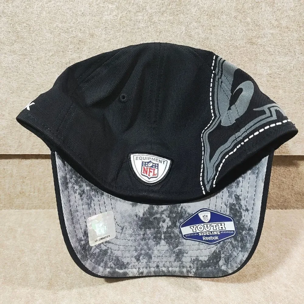 Reebok NFL St. Louis Rams Youth Structured Curved Bill Hat #U